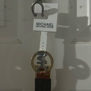 Women’s Large Reversible Brown & Gold Michael Kors Belt